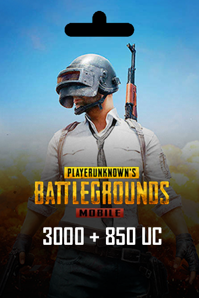 PUBG 3000 + 850 UC Gift Card