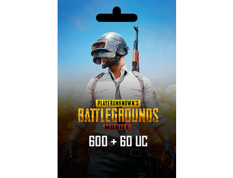 PUBG 600 + 60 UC Gift Card