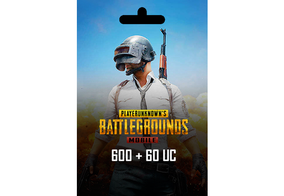PUBG 600 + 60 UC Gift Card