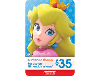 Nintendo US $35.00 Gift Card