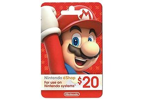 Nintendo US $20.00 Gift Card