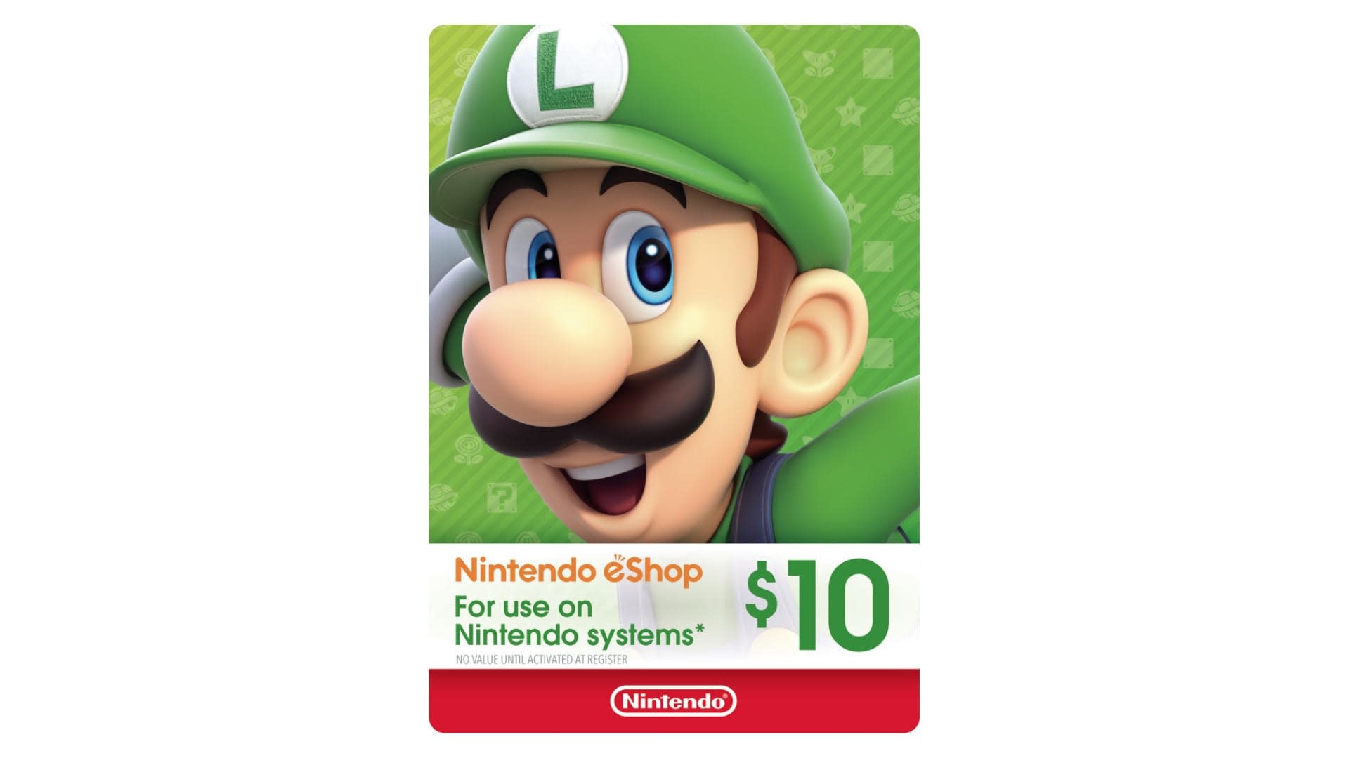 Nintendo US $10.00 Gift Card