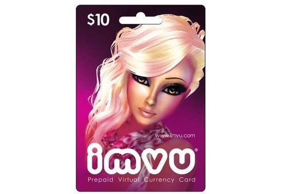 IMVU $10.00 Gift Card