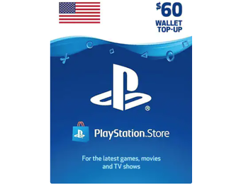 PlayStation Network US $60.00 Gift Card