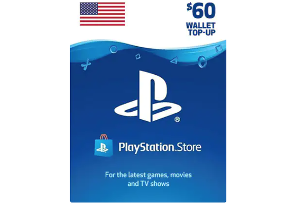 PlayStation Network US $60.00 Gift Card