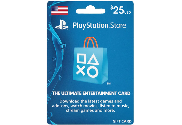 PlayStation Network US $25.00 Gift Card