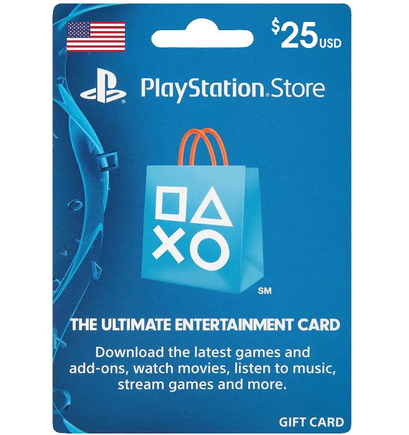 PlayStation Network US $25.00 Gift Card