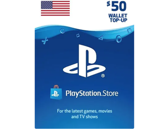 PlayStation Network US $50.00 Gift Card