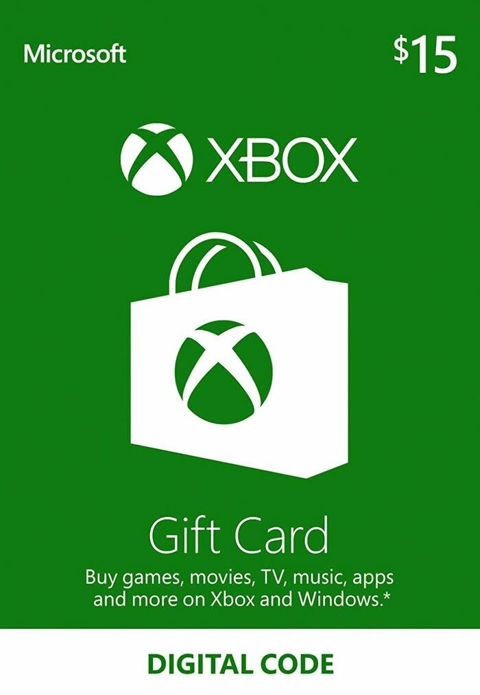 Xbox US $15.00 Gift Card