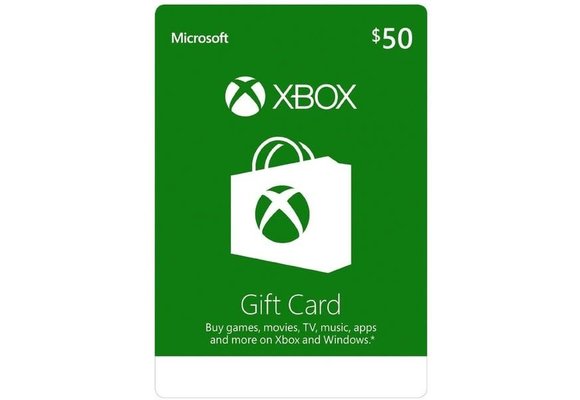 Xbox US $50.00 Gift Card