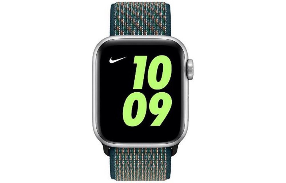 Apple Watch Sport Loop Band 45/44/42mm - Hyper Crimson / Neptune Green