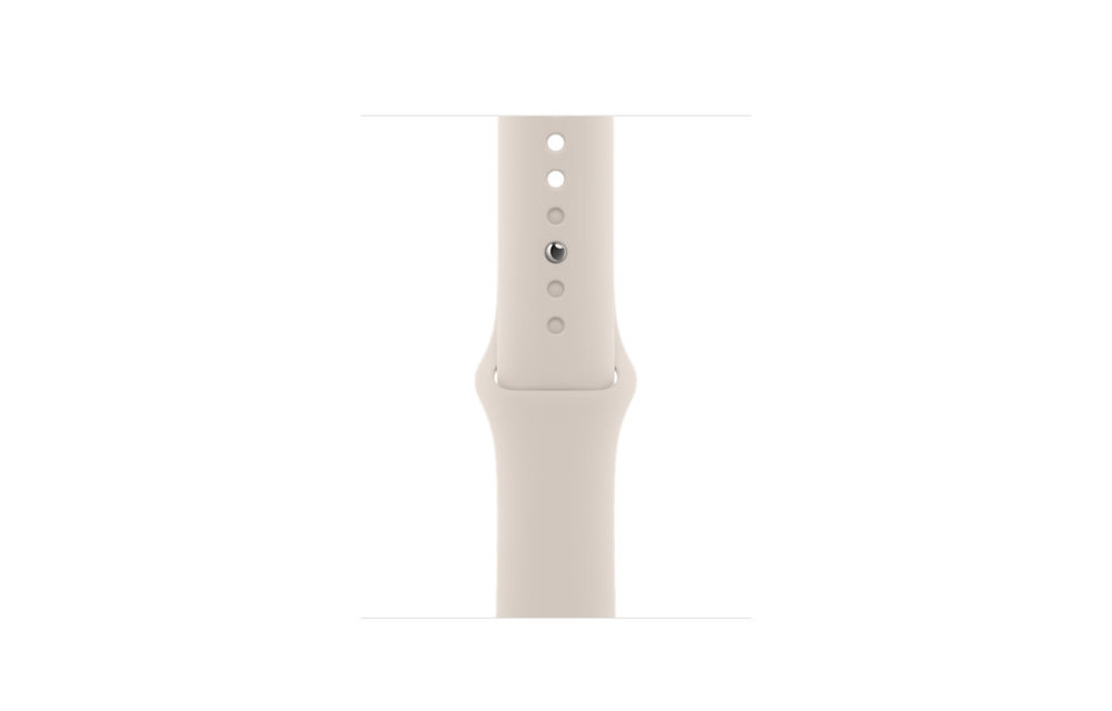 Apple Watch Series 7 GPS, 41mm Aluminum Case with Starlight Sport Band - Starlight