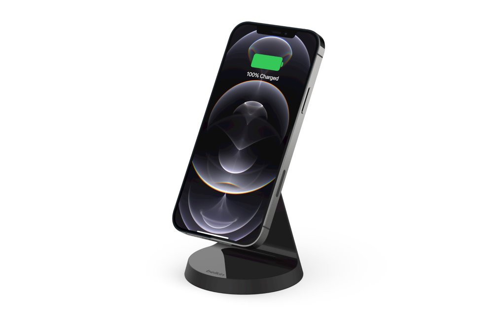 Belkin Boost Charge Magnetic Wireless Charge Stand - Black