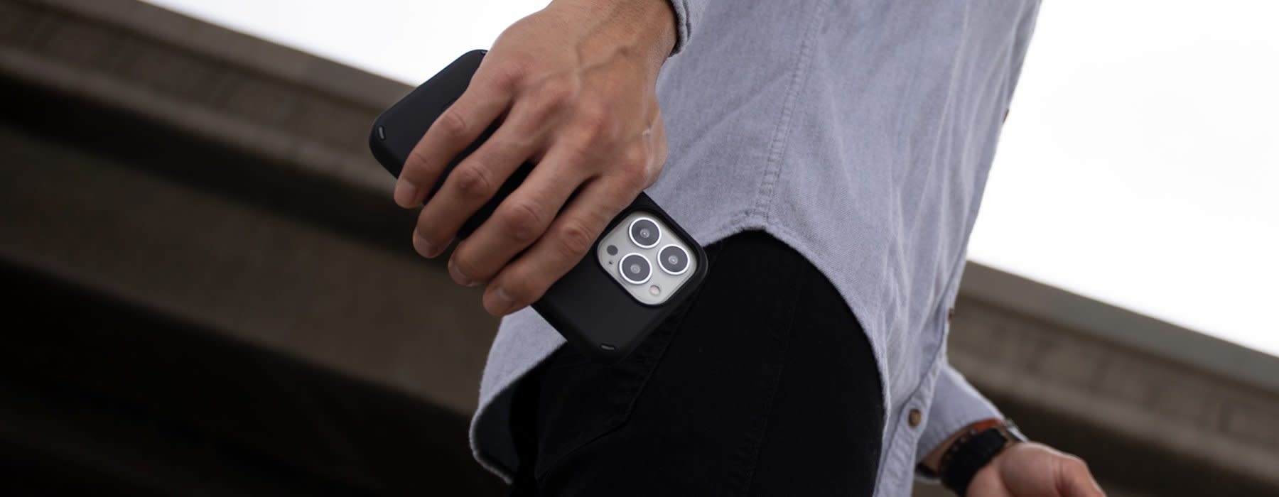 Incipio Duo MagSafe Case for Apple iPhone 13 Pro - Dark Denim and Stealth Blue