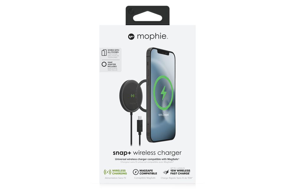 Mophie Snap Plus Wireless MagSafe Charging Pad 15W - Black