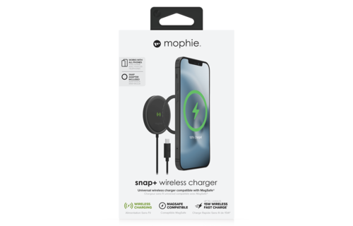 Mophie Snap Plus Wireless MagSafe Charging Pad 15W - Black