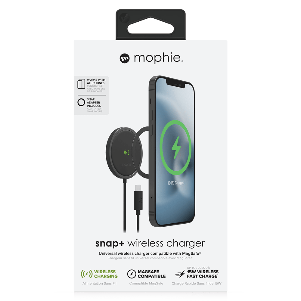 Mophie Snap Plus Wireless MagSafe Charging Pad 15W - Black