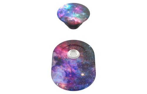 PopSockets PopGrip & Stand for MagSafe Phone Holder - Blue Nebula