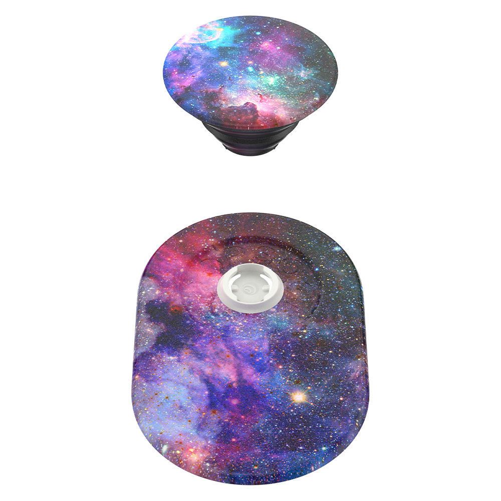 PopSockets PopGrip & Stand for MagSafe Phone Holder - Blue Nebula