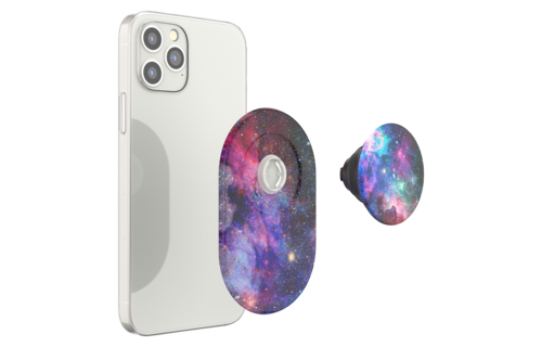 PopSockets PopGrip & Stand for MagSafe Phone Holder - Blue Nebula