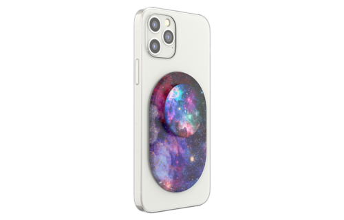 PopSockets PopGrip & Stand for MagSafe Phone Holder - Blue Nebula