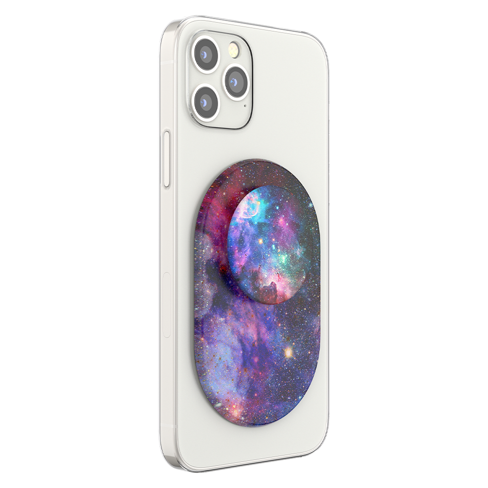 PopSockets PopGrip & Stand for MagSafe Phone Holder - Blue Nebula