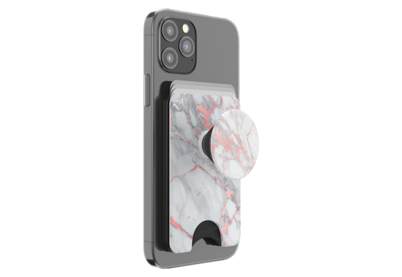PopSockets PopWallet Plus for Apple MagSafe - Rose Gold Lutz