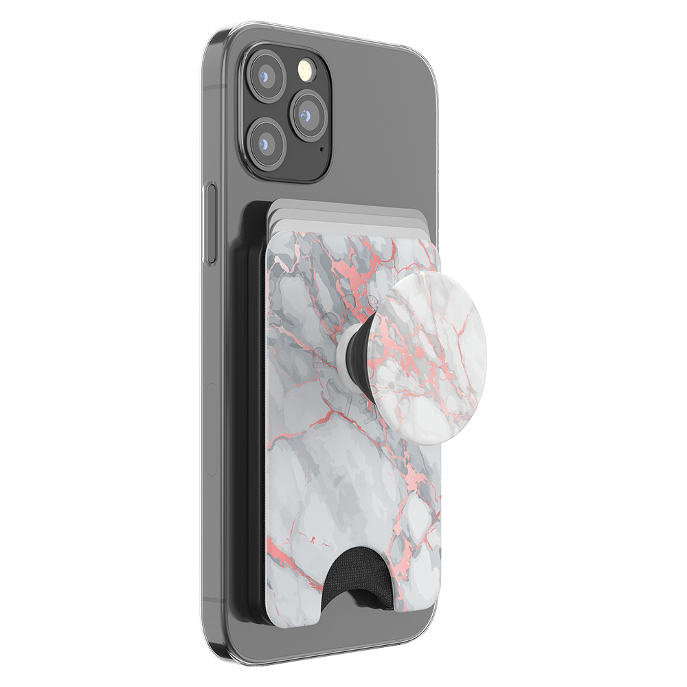 PopSockets PopWallet Plus for Apple MagSafe - Rose Gold Lutz