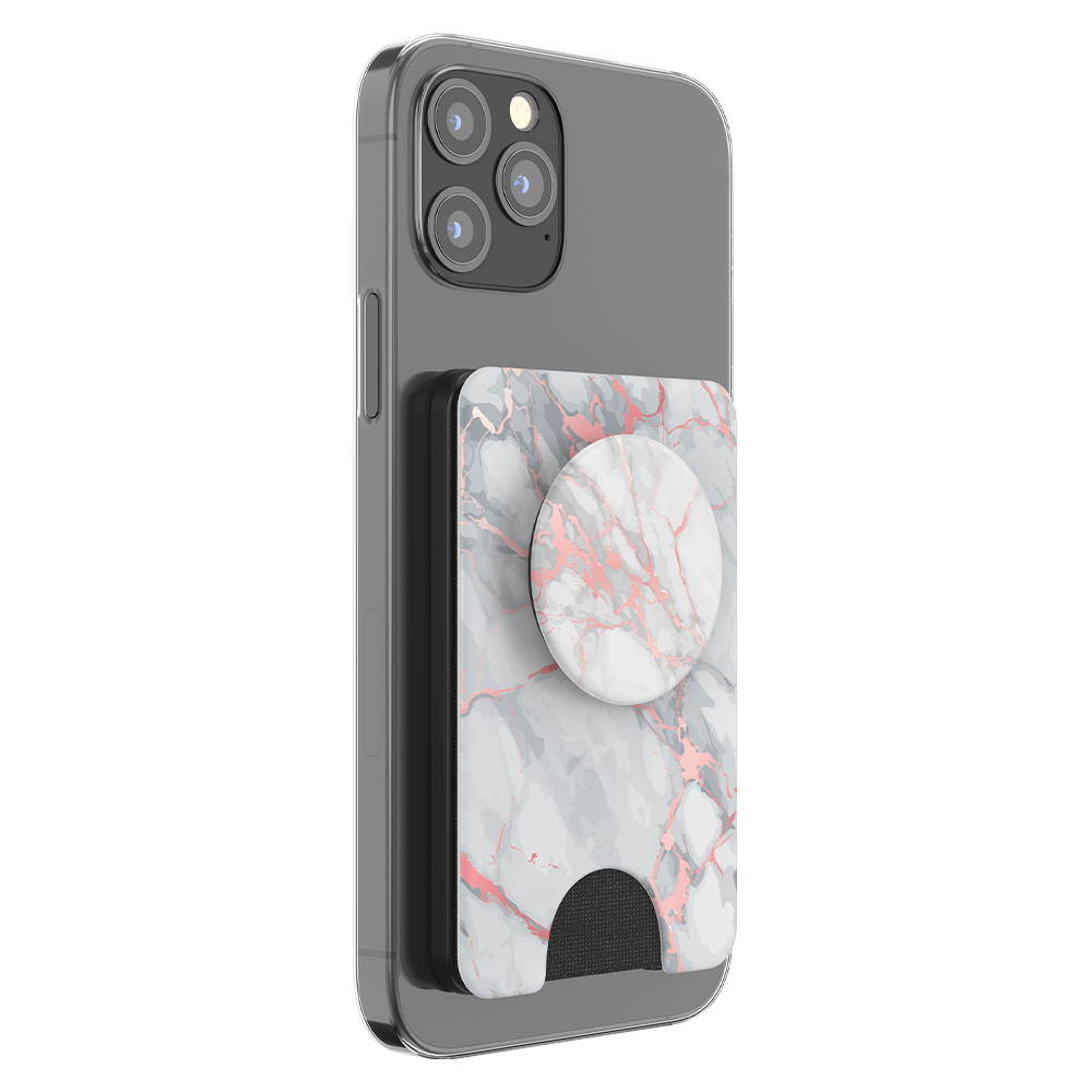 PopSockets PopWallet Plus for Apple MagSafe - Rose Gold Lutz