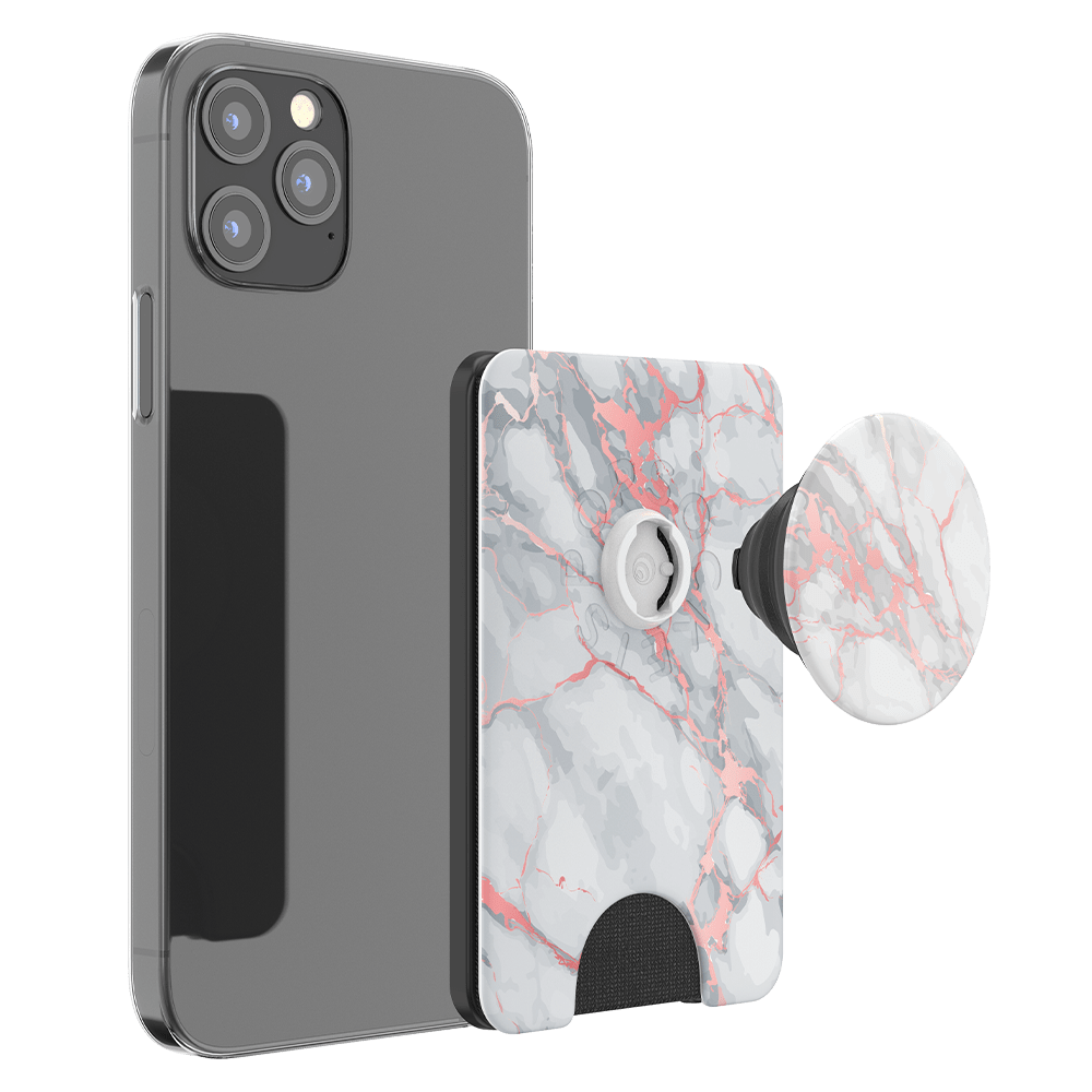 PopSockets PopWallet Plus for Apple MagSafe - Rose Gold Lutz