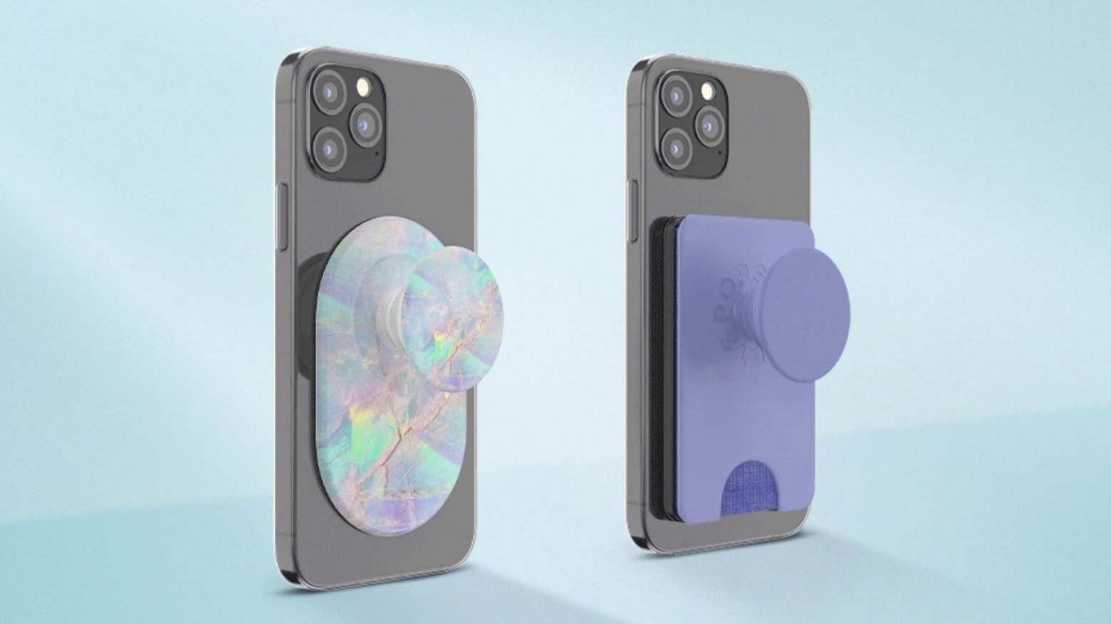 PopSockets PopWallet Plus for Apple MagSafe - Blush Pink