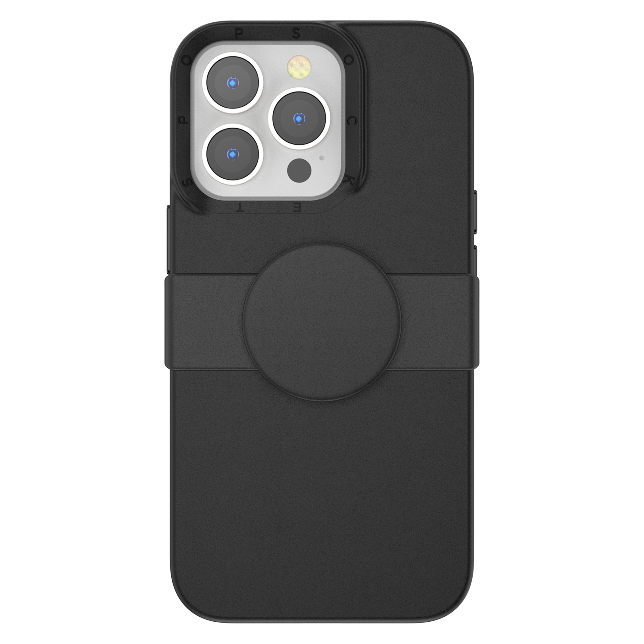 PopSockets PopGrip Slide Case for Apple iPhone 13 Pro - Black