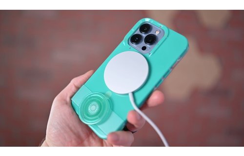 PopSockets PopGrip Slide Case for Apple iPhone 13 Pro - Spearmint