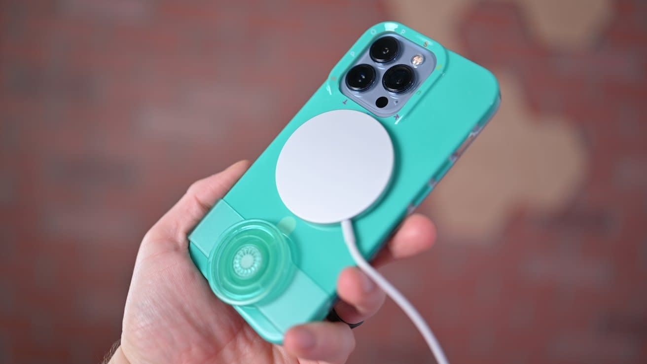 PopSockets PopGrip Slide Case for Apple iPhone 13 Pro - Spearmint