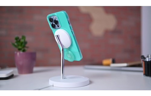 PopSockets PopGrip Slide Case for Apple iPhone 13 Pro - Spearmint