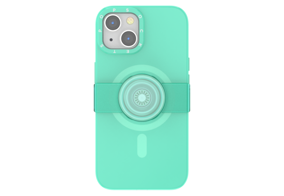 PopSockets MagSafe PopGrip Slide Case for Apple iPhone 14/13 - Spearmint