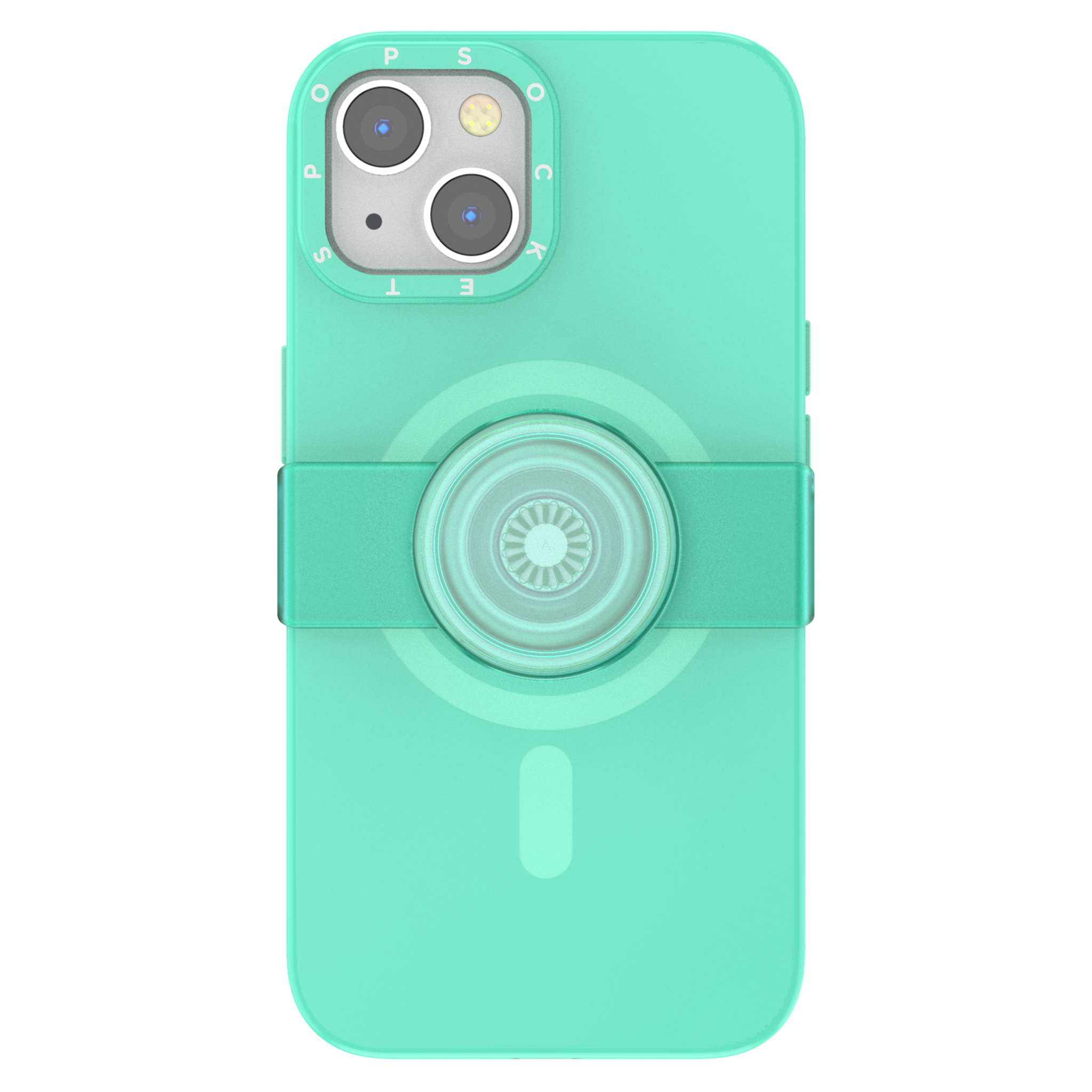 PopSockets MagSafe PopGrip Slide Case for Apple iPhone 14/13 - Spearmint