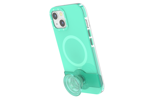 PopSockets MagSafe PopGrip Slide Case for Apple iPhone 14/13 - Spearmint