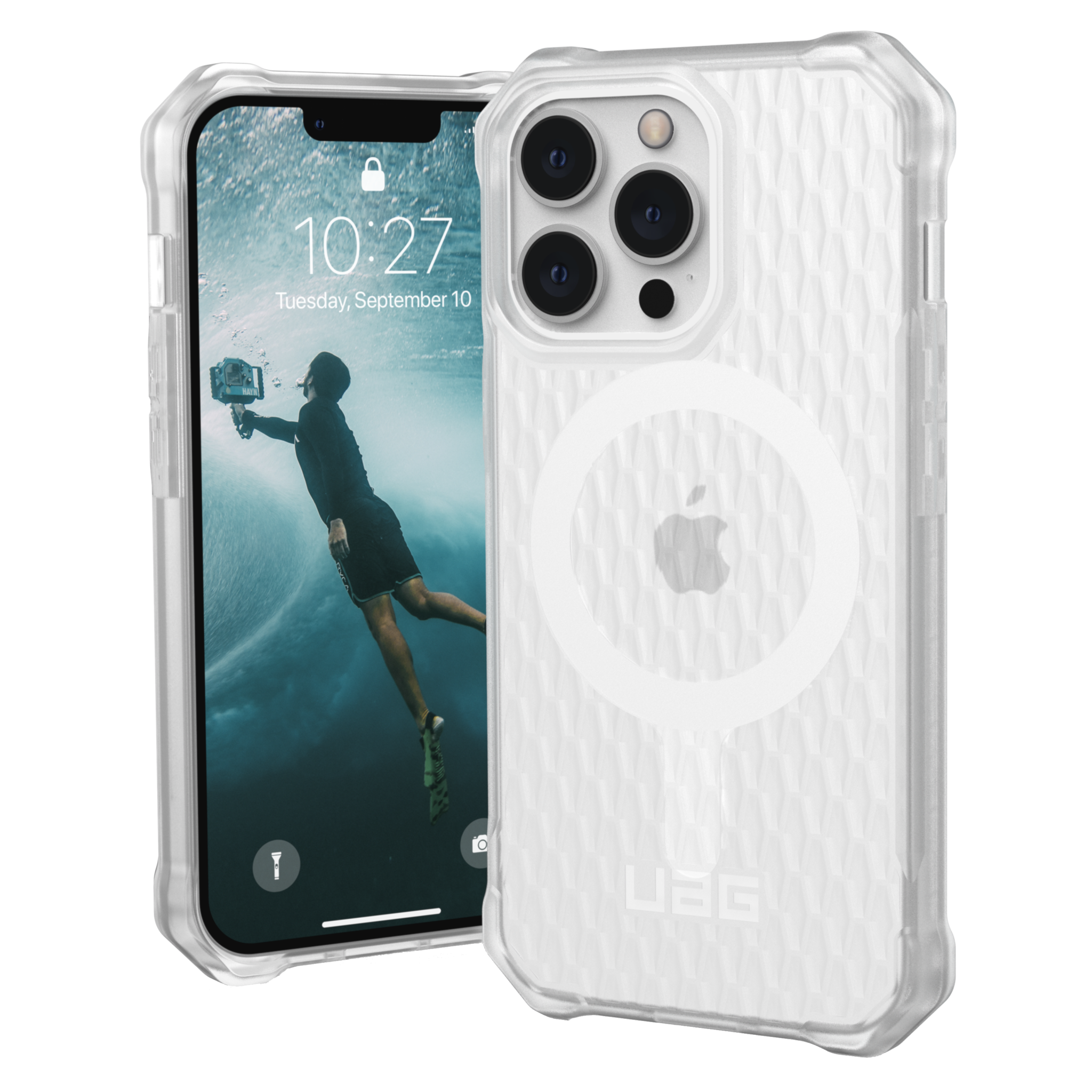 UAG Essential Armor MagSafe Case for Apple iPhone 13 Pro - Frosted Ice