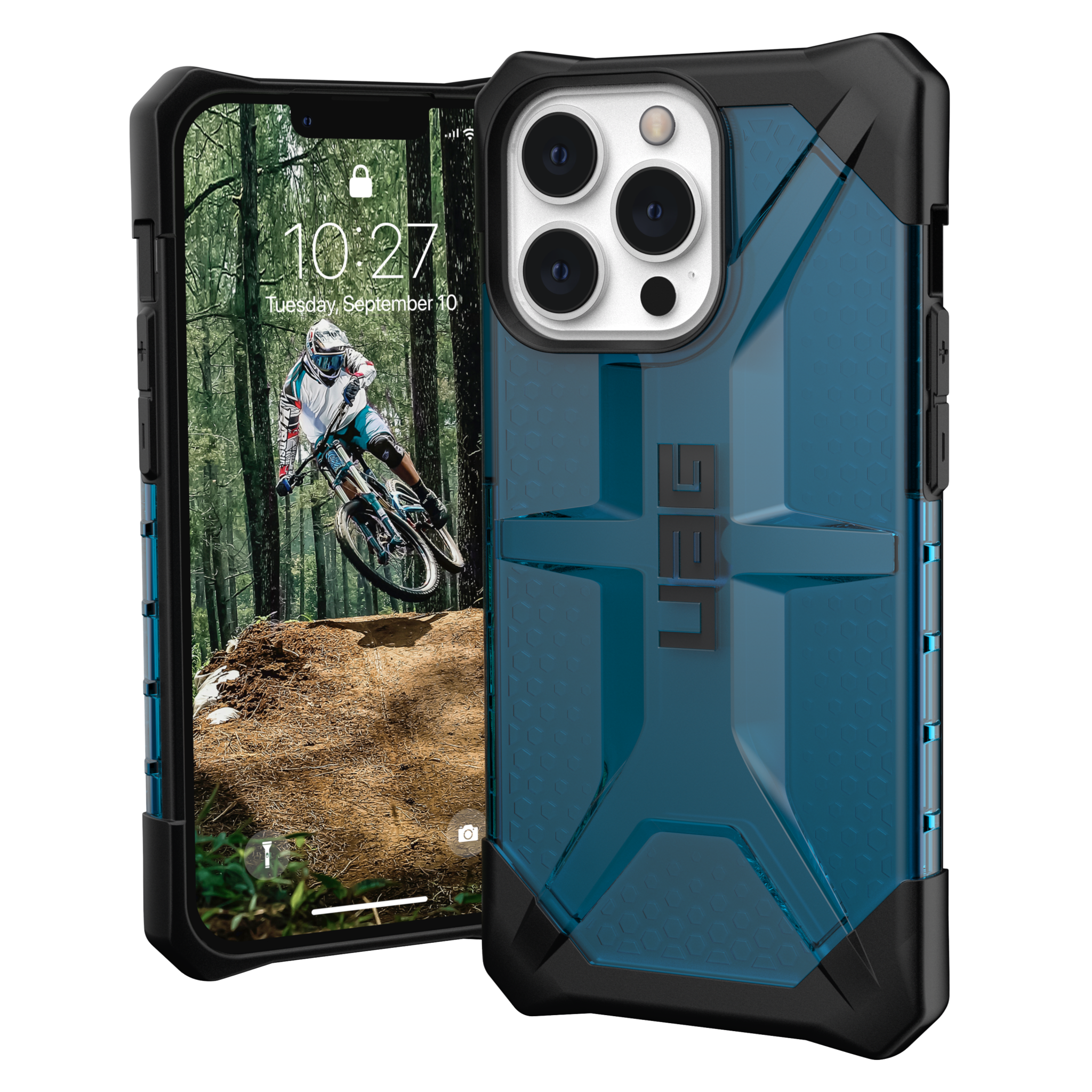 UAG Plasma Case for Apple iPhone 13 Pro - Mallard and Black
