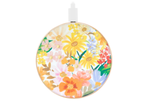 Rifle Paper Co Power Disc Wireless Chatger 10W - Marguerite