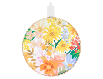 Rifle Paper Co Power Disc Wireless Chatger 10W - Marguerite