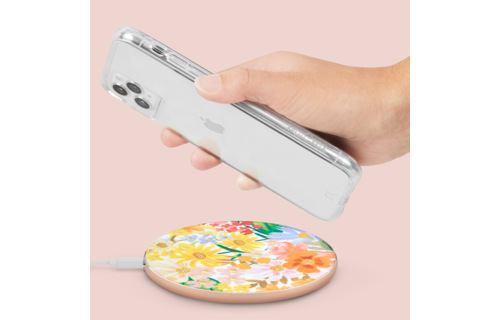 Rifle Paper Co Power Disc Wireless Chatger 10W - Marguerite