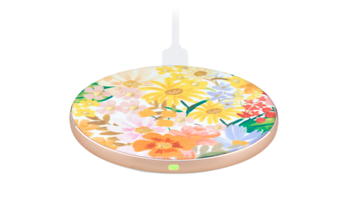 Rifle Paper Co Power Disc Wireless Chatger 10W - Marguerite