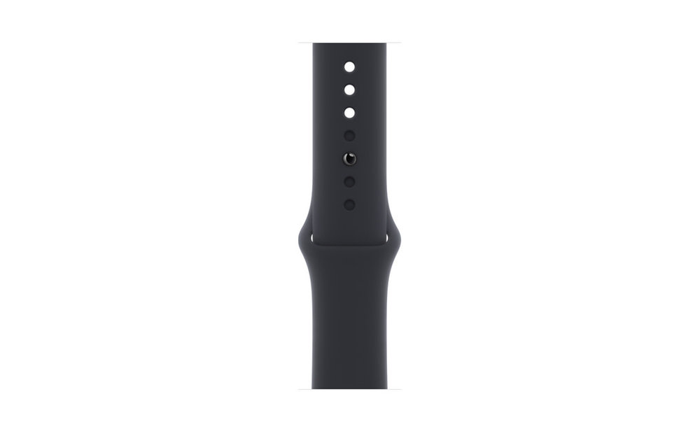 Apple Watch Series 7 GPS, 41mm Aluminum Case with Midnight Sport Band - Midnight