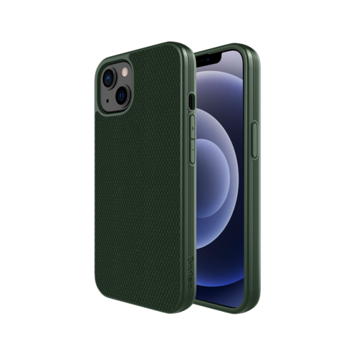 Evutec Ballistic Nylon Aergo Series Case With Afix for iPhone 14/13 - Green