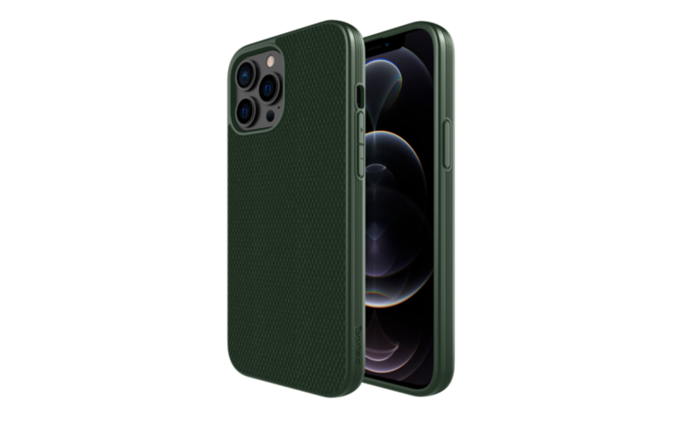 Evutec Ballistic Nylon Aergo Series Case With Afix for iPhone 13 Pro Max - Green