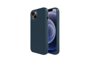 Evutec Ballistic Nylon Aergo Series Case With Afix for iPhone 14/13 - Blue