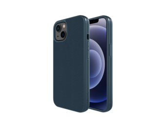 Evutec Ballistic Nylon Aergo Series Case With Afix for iPhone  14/13 - Blue