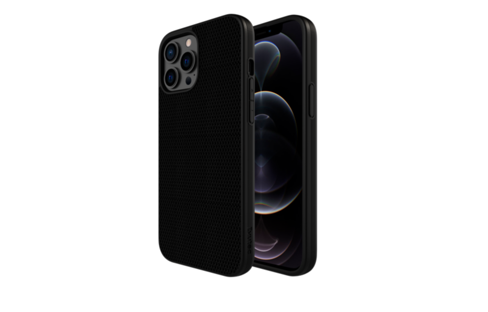 Evutec Ballistic Nylon Aergo Series Case With Afix for iPhone 13 Pro Max - Black